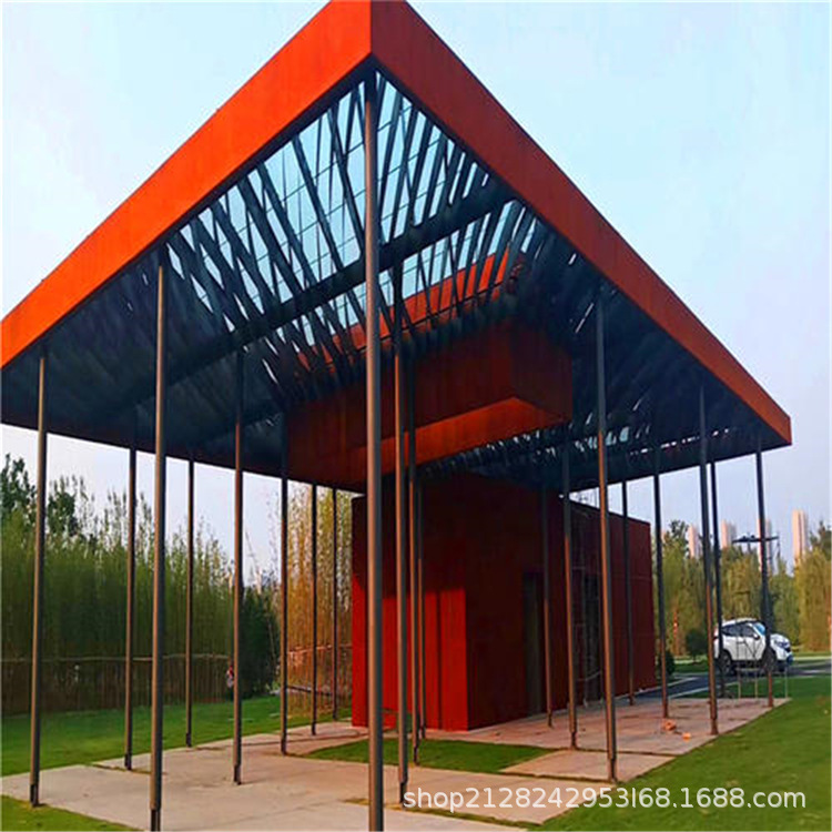 生产直销Q235NH耐候钢板承接园林景观设计激光雕刻镂空来图纸.