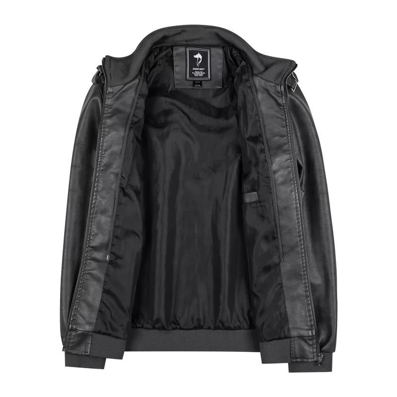 Polyurethane jacket, European style, 2020, lightweight lined, sizes S–3XL