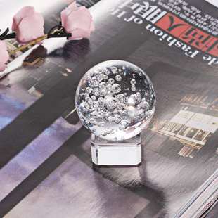 [Spot supply] Crystal Bubble Ball [Custom] string hole hole glass bubble ball