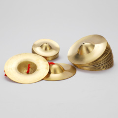 Manufacturer wholesale pure sounding copper, large, medium and small Beijing cymbals, gold cymbals, water cymbals, hafniums, small copper rubs, adult waist drums, hairpins, cymbals