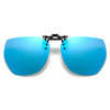 New stylish polygon polaries large frame colorful film myopia glasses clip female sunglasses clip tide