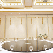 饭店活动隔断墙展厅移动屏风高隔断宴会厅包厢隔音墙会议室折叠门