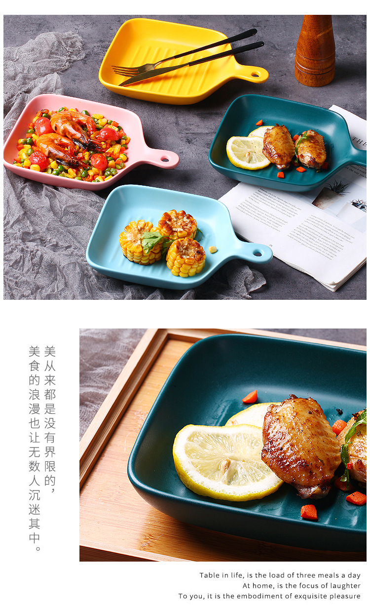 单柄条纹烤盘_06