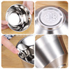 304 stainless steel diamond bowl household double -layer bowl anti -hot bowl large adult bowl children's anti -felling bowl