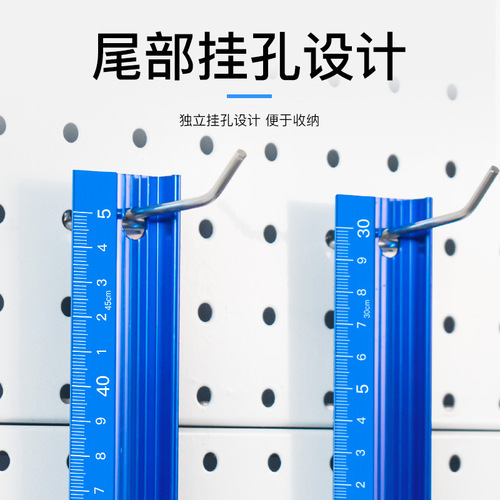 Manufacturer wholesale high-precision ruler non-slip anti-cut hand safety art ruler aluminum alloy thickened steel ruler 30cm protective ruler