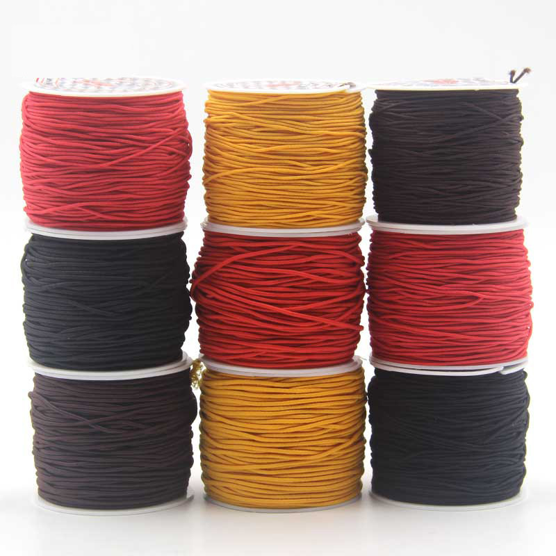 厂家直销100米包芯弹力线紫檀星月菩提DIY佛珠绳文玩弹力线弹力绳|ms