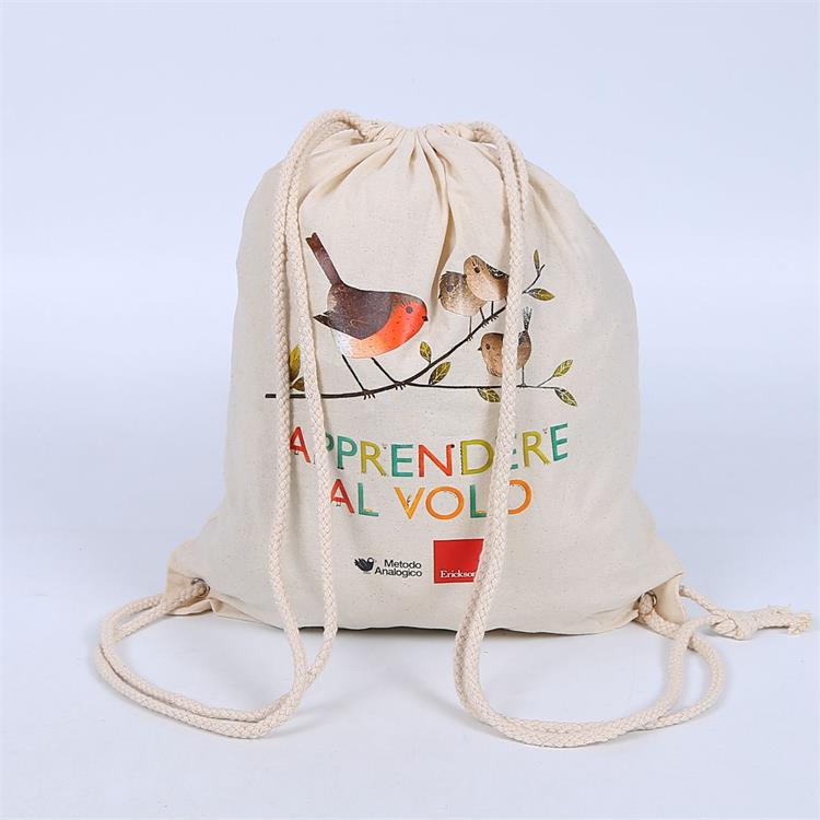 帆布袋定制可印logo学生培训双用背包袋棉布袋手提袋束口袋定做