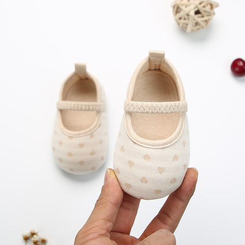 Wholesale Spring New Color Cotton Soft Sole Baby Shoes for Boys and Girls, Soft Sole Indoor Learning to Walk Shoes, One Piece Dropshipping