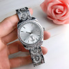 Trend quartz watch, dial, floral print