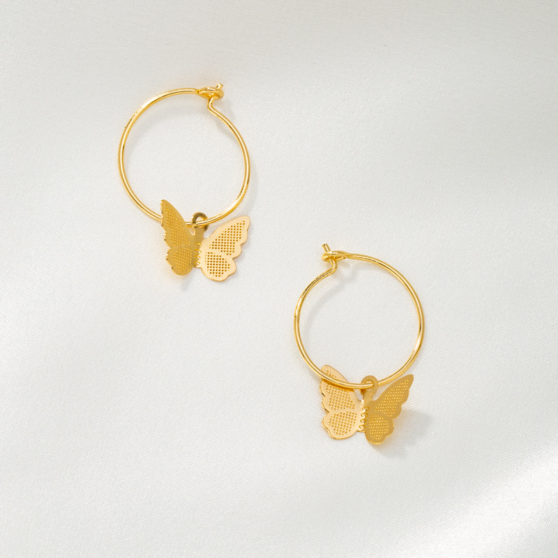 Autumn New Popular Butterfly Earrings display picture 3