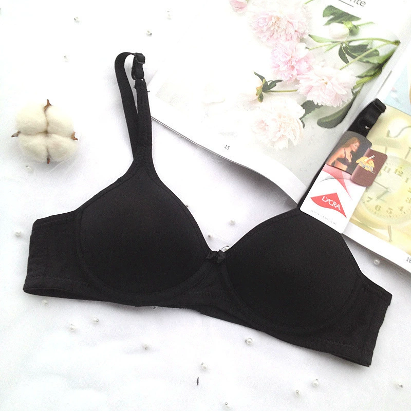 莹嫦 Supporting wireless bra for mother, thin comfortable bra top, for middle age, plus size