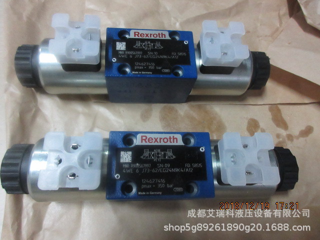 德国Rexroth力士乐电磁换向阀4WE6J73-6X/EG24N9K4/A12 原厂直销