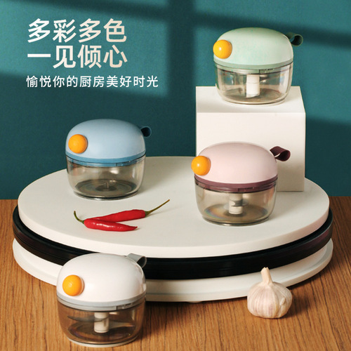 Carefully selected magnetic bird garlic masher, hand-pulled garlic machine, garlic paste, household minced garlic grinder, manual garlic masher, wholesale