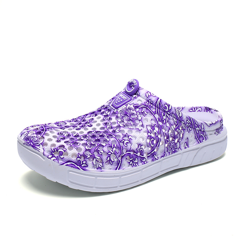 Unisexo Casual Floral Hueco Punta Redonda Sandalias De Playa display picture 3