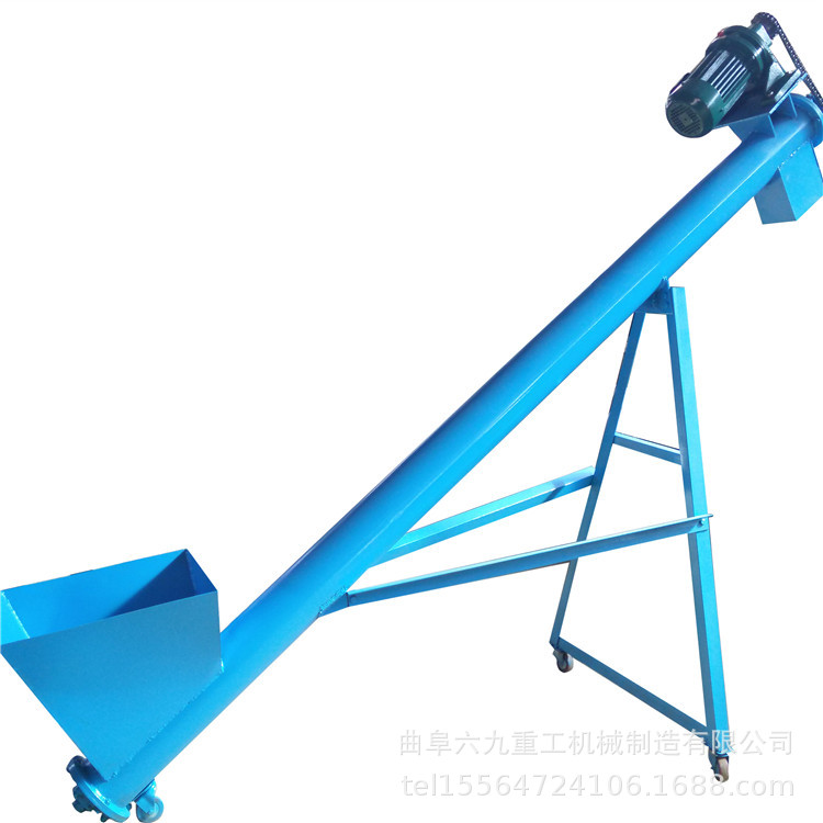 水泥管式提升机 U型螺旋输送机 不锈钢螺杆提升机LJKL