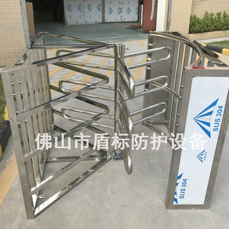 佛山不锈钢单向门厂家现货供应考场逆向门 半封闭式手动旋转闸门