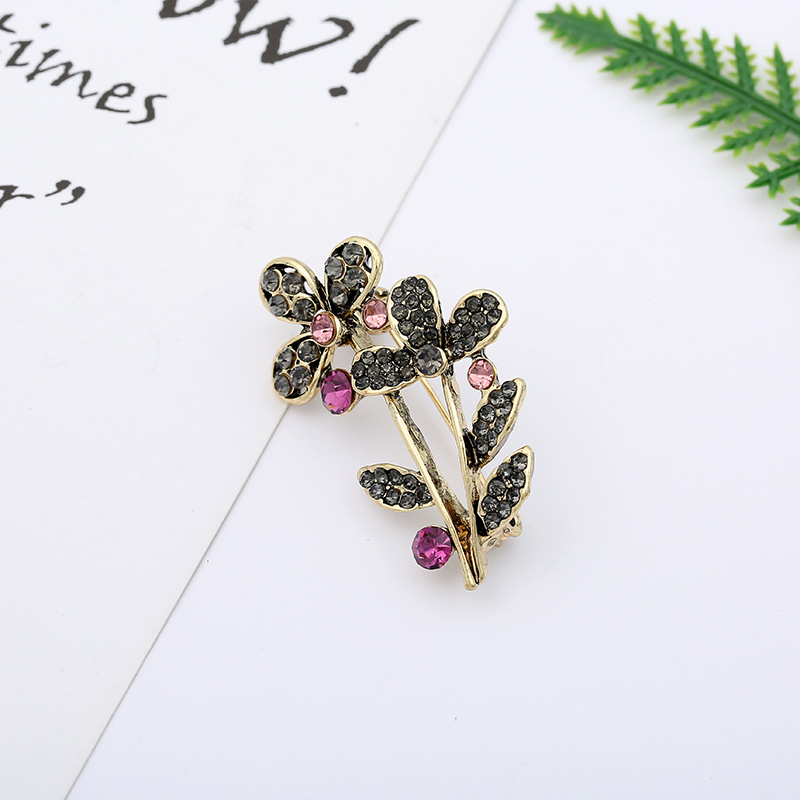 12g Weight Brooches Classification Casual, Date, Shopping Occasion Alloy Material Animal Pattern All Seasons Season Unisex Gender Enamel Design Elegant, Retro, Lady Style Elegant Retro Lady Pin Animal Alloy Enamel Unisex Brooches 7