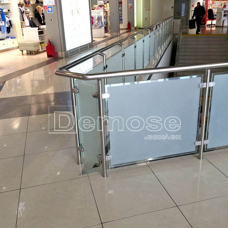 玻璃栏杆批发定制户外走廊防护栏钢化玻璃不锈钢扶手设计阳台栏杆