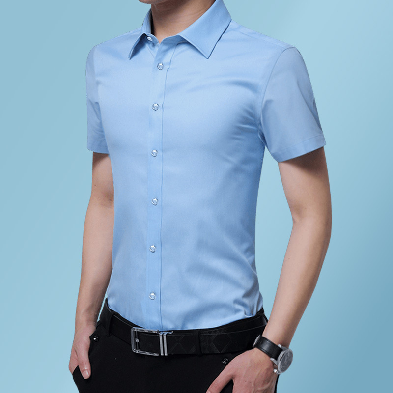 Chemise homme en coton - Ref 3443152 Image 2