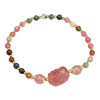 Tourmaline crystal bracelet pomegranate, jewelry, moonstone, wholesale