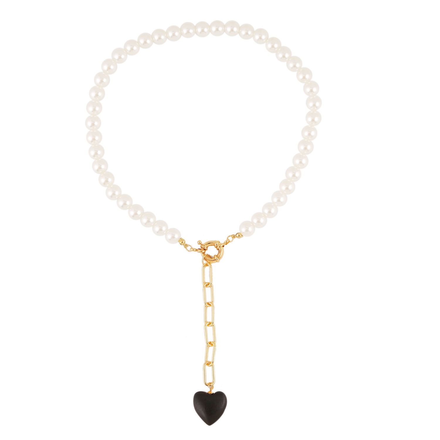 New Fashion Pearl Chain Pendant Bracelet Necklace Set Wholesale display picture 10