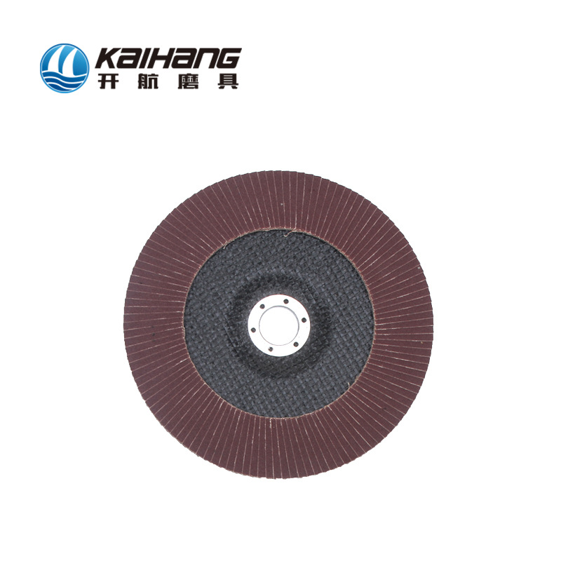 厂销4.5寸抛光砂布轮 金属打磨专用抛光片外贸定制115百叶轮 砂轮