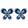 Fashionable universal zirconium, earrings, simple and elegant design, wholesale