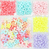 direct deal electroplate ab Bright colors colour butterfly shape Plastic Loose bead wholesale