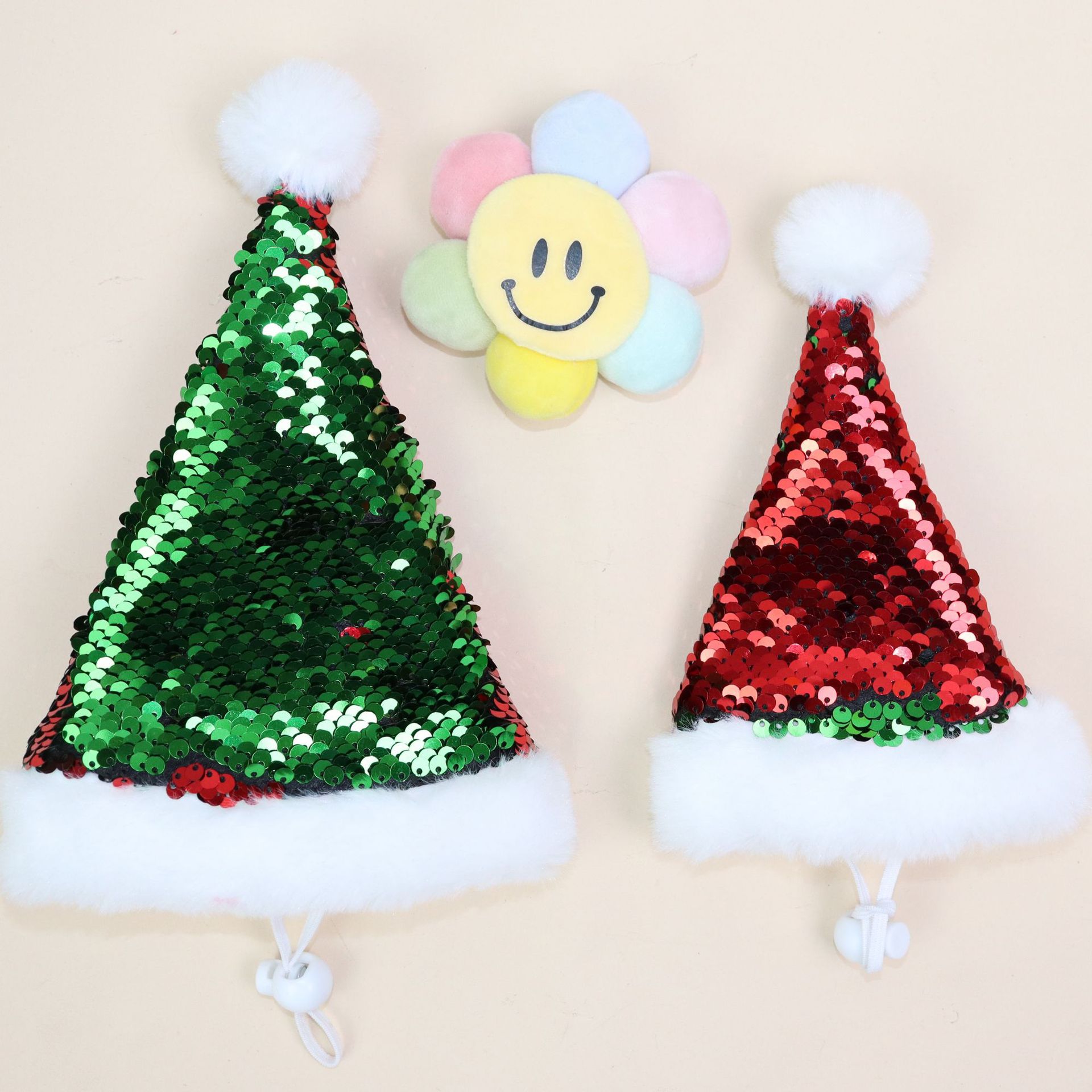 Navidad sombrero nuevo mascota tocado Navidad diadema sombrero pequeño y mediano tamaño gato perro joyería divertido