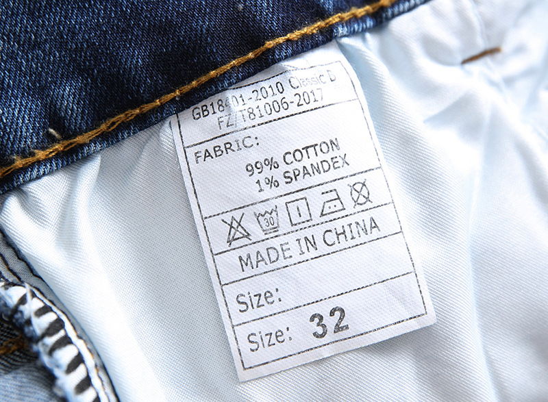 Jeans pour hommes, nouveaux pantalons en denim à jambe droite élastique, tendance et décontractés_voghion.com