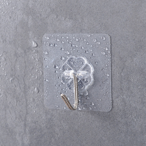 Creative suction cup hook for home bathroom door behind wall adhesive wall hanging nail-free traceless load-bearing adhesive hook wholesale