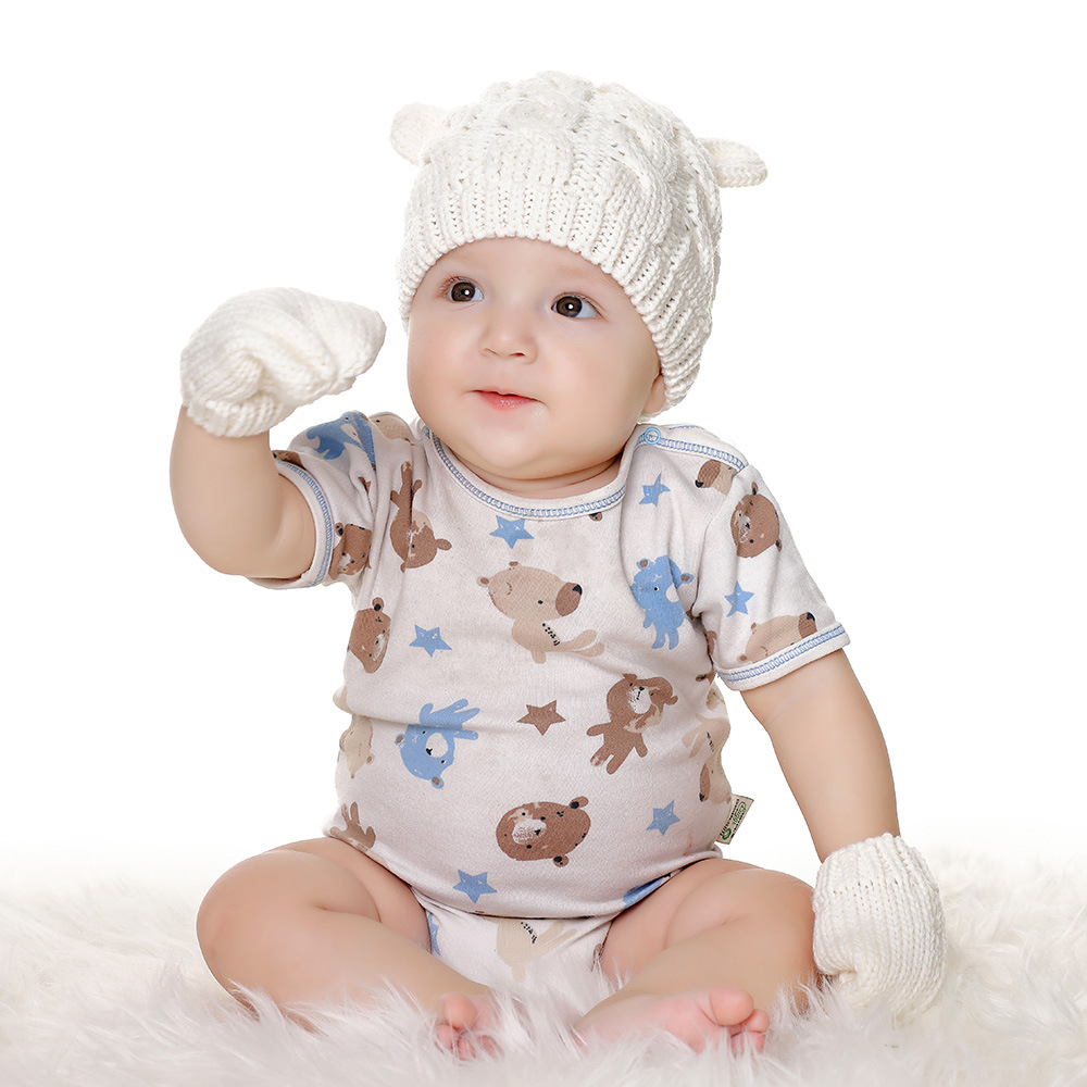 Wool Cap Hats Type Fashion Solid Color Baby Clothes