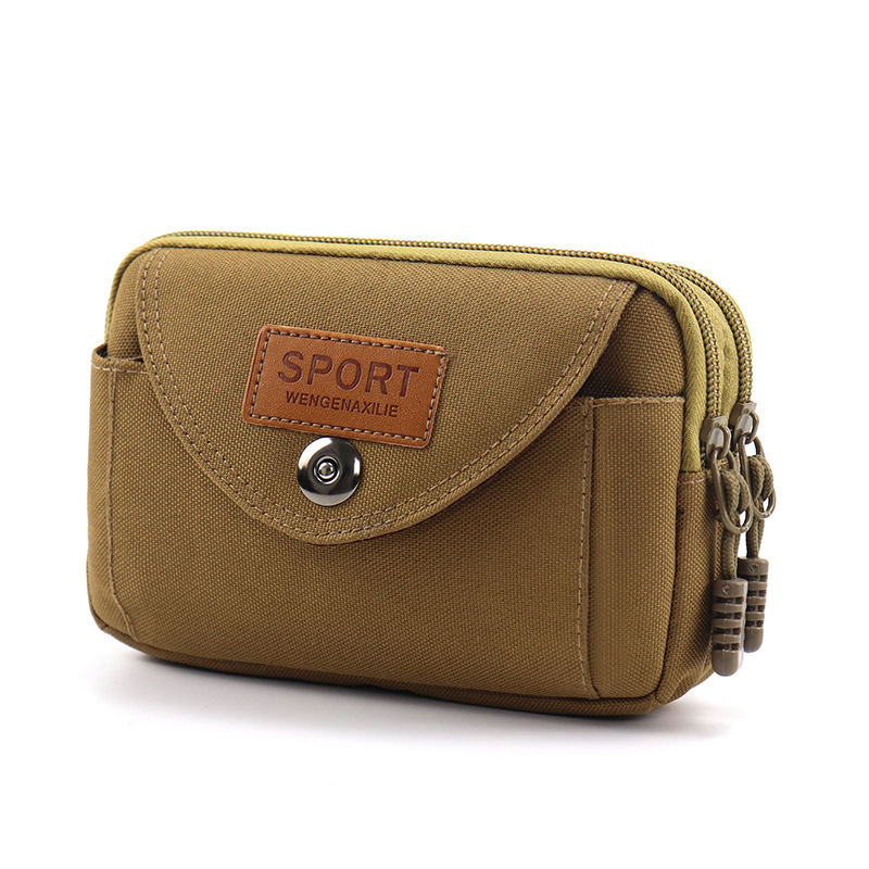 Teléfono móvil bolso de la cintura cinturón de los hombres caja del teléfono móvil impermeable al aire libre deportes cinturón multifuncional teléfono móvil bolsa vertical bolso colgante hombres
