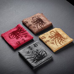 Tea Artisan Tea Towel Tea Fabric Absorbent Thick Cotton Gongfu Tea Set Tea Ceremony Accessories Tea Table Towel Tea Mat