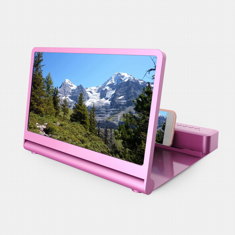 12inch Screen Amplifier Folding Large Screen Bluetooth Speaker Mobile Phone Hd Magnifier Speaker Ultra Clear