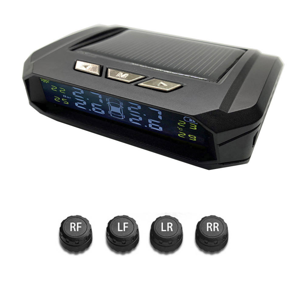 新款太阳能胎压监测器无线胎压监测器TPMS胎压监测器胎压检测器|ru