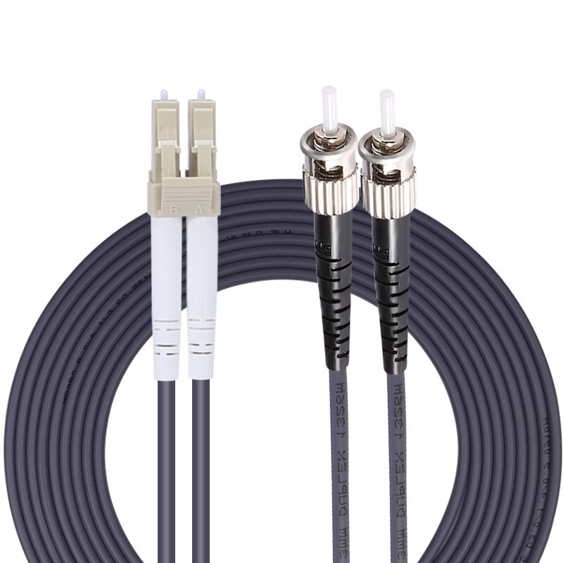 川正光电 标准电信LC-ST多模双芯光纤跳线 收发器尾纤 LC-ST 3米