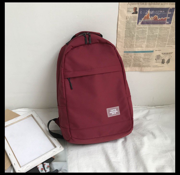 Koreanische Version Von Ins Vintage Sinn All-match Lässig Wasserdicht Große Kapazität High School Student Schult Asche Hong Kong Stil Retro Frauen Rucksack display picture 16