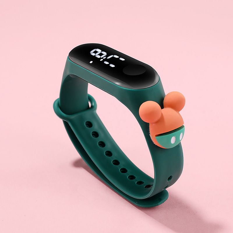 公仔电子表米奇墨绿色