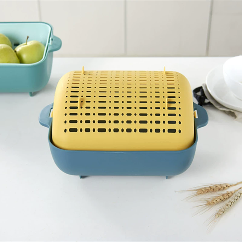 Double-layer plastic drying rack, direct factory sales