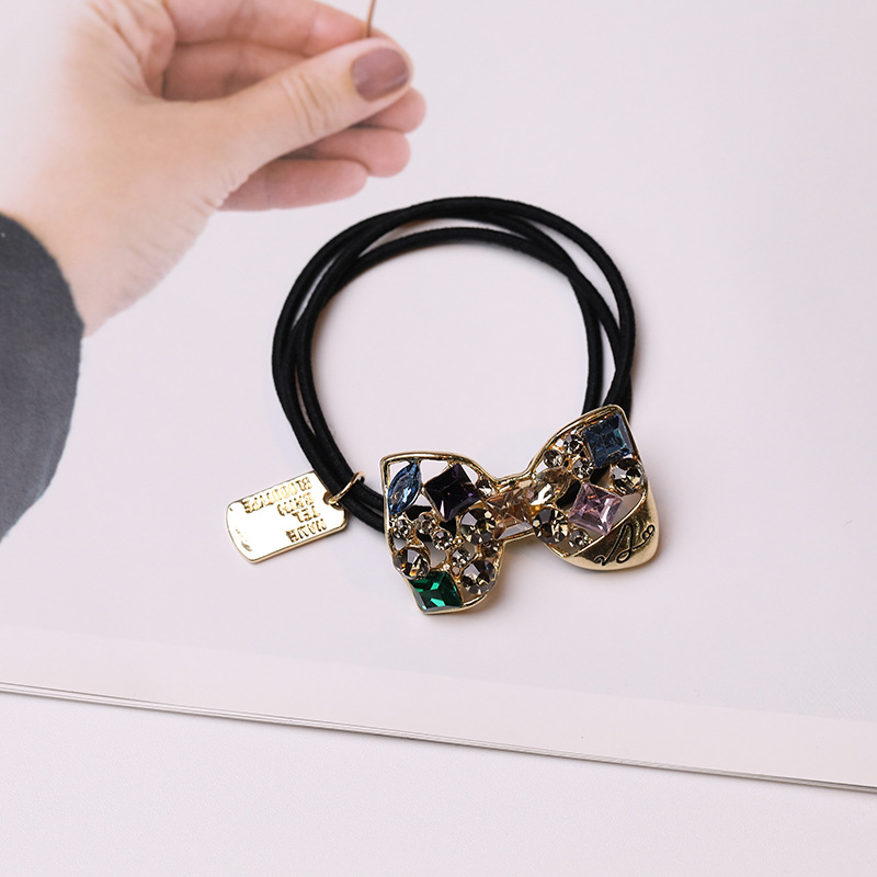 20g Weight Hair Tie Hair Accessories Type 1 Piece Quantity Daily, Street Occasion Alloy Material Bow Knot Pattern All Seasons Season Women's Gender Simple Style, Classic Style Style Simple Style Classic Style Women's Bow Knot Alloy Hair Tie 6