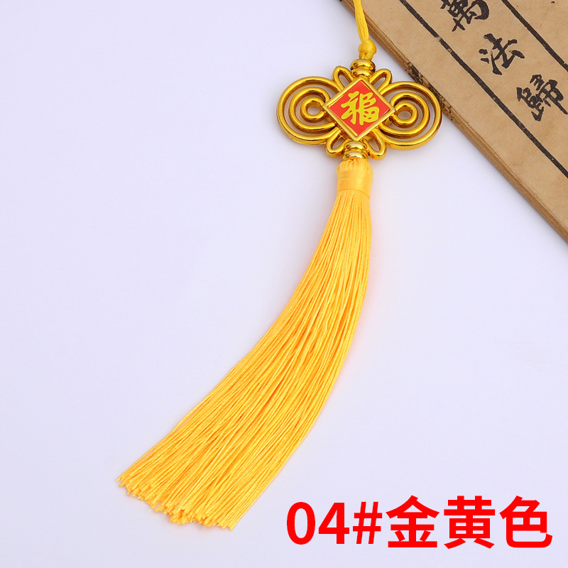 金色中国结流苏
