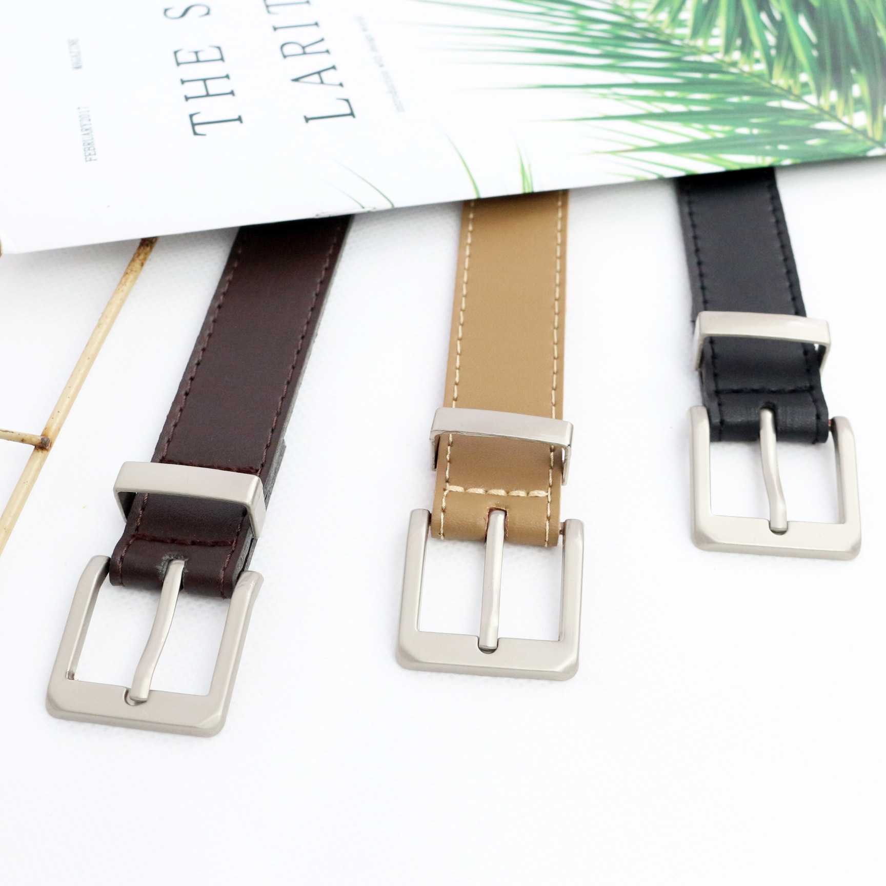 new pattern Korean Edition fashion Trend men and women currency Belt Retro Versatile student Pin buckle belt lady leisure time Explosive money