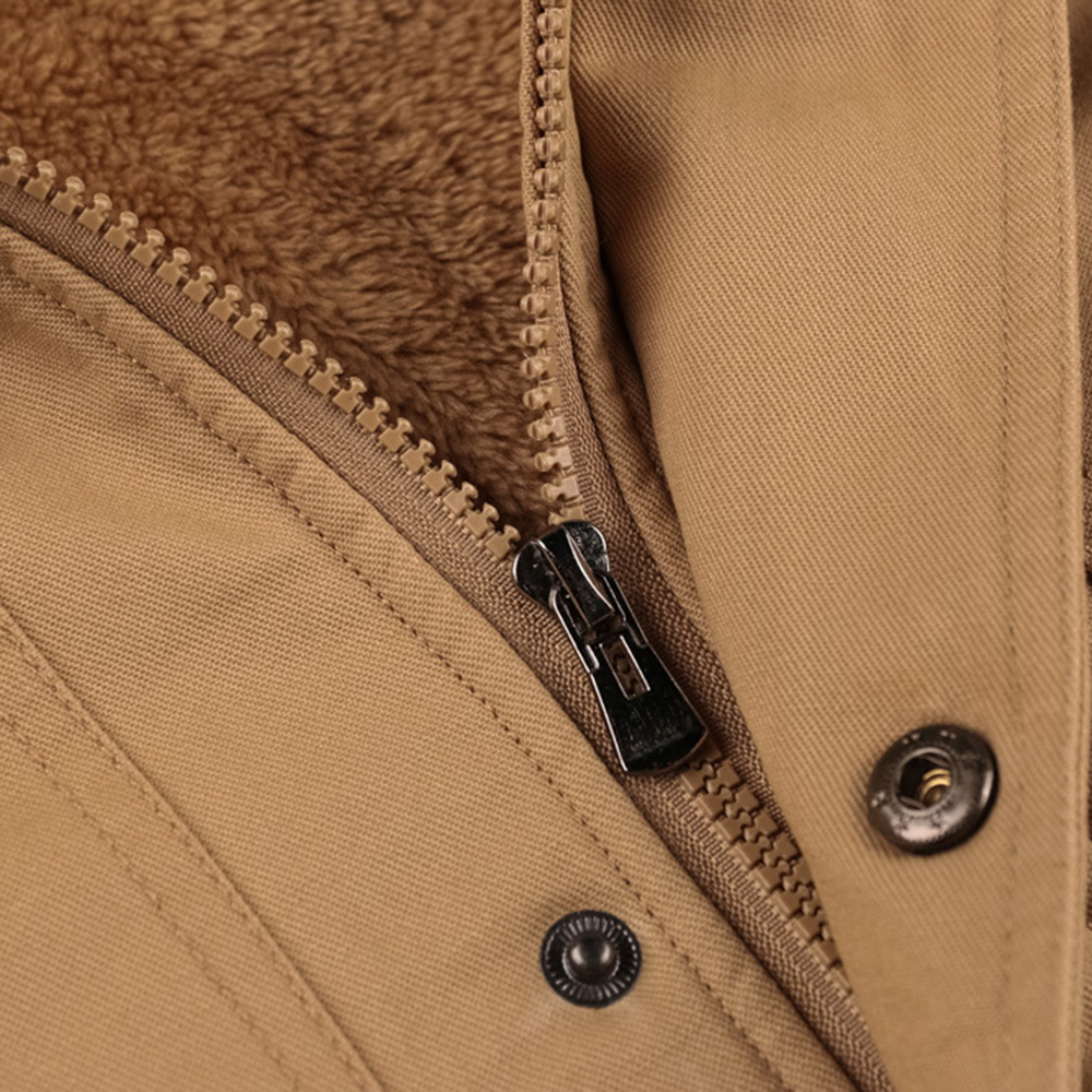 Men's Clothing wish autumn and winter men's hooded plus velvet thickened large size washed jacket men 8935_senzul.com