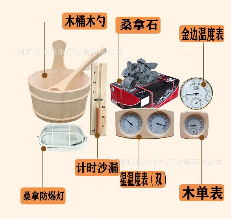 桑拿配件明细