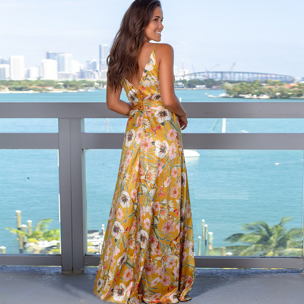 Sweet Commute Printing Printing Maxi Long Dress display picture 18