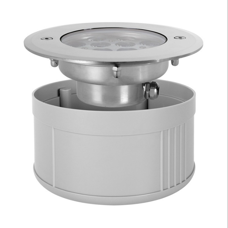 Luz subacuática de la cáscara de acero inoxidable Led luz de la piscina incrustada luz subacuática al aire libre impermeable fabricante de Luz de paisaje resistente a la caída
