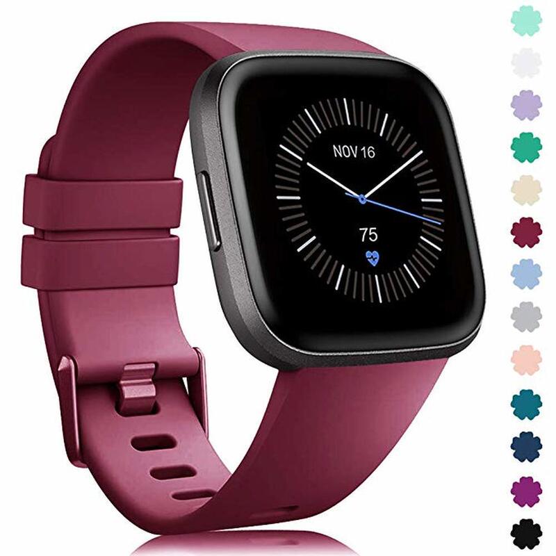 For fitbit versa2 Silicone Strap versa lite Official Same Color Buckle Replacement Sport Strap For fitbit versa2 Silicone Strap versa lite Official Same Color Buckle Replacement Sport Strap