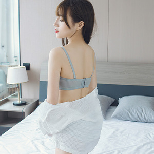 原创新品聚拢性感内衣女小胸无钢圈胸罩收副乳上托调整型文胸套装