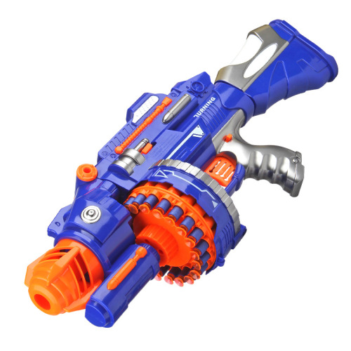 Cross-border hot selling children's electric burst M416 soft bullet gun Gatling EVA suction cup sponge bullet boys and girls toys